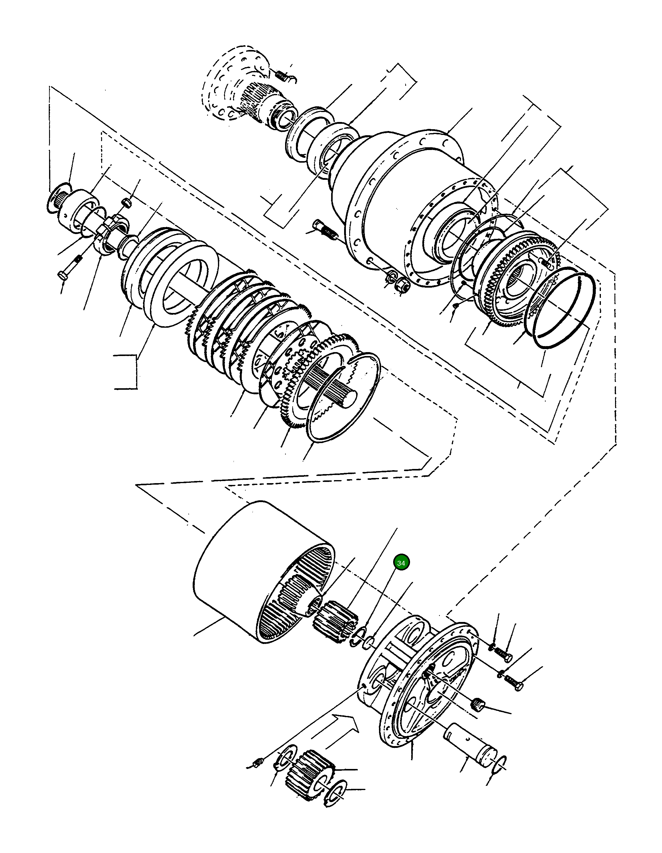 Стопорное кольцо 4911926M1 Komatsu