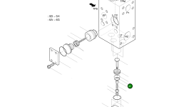 Уплотнительное кольцо KFP-1-A3096-6 Komatsu
