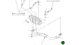 Трубка 21U-62-22880 Komatsu