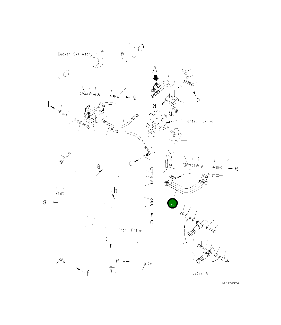 Трубка 419-T90-5420 Komatsu