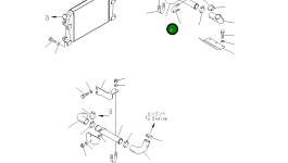 Трубка 208-01-K2110 Komatsu