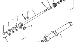 Цилиндр 237-63-12540 Komatsu