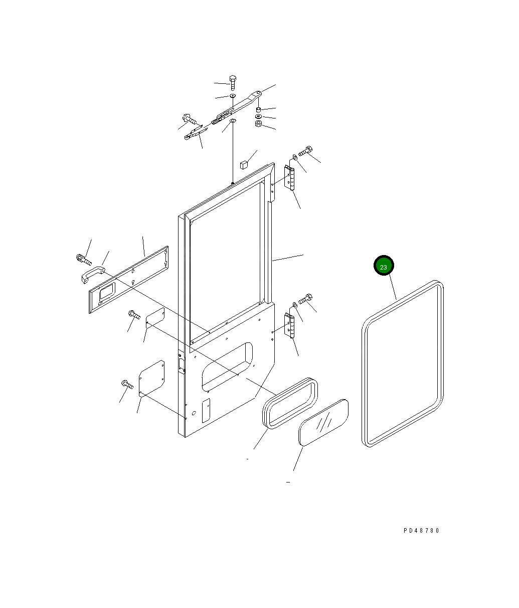 Уплотнение 418-923-2880 Komatsu