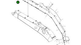 Трубка 208-62-75233 Komatsu