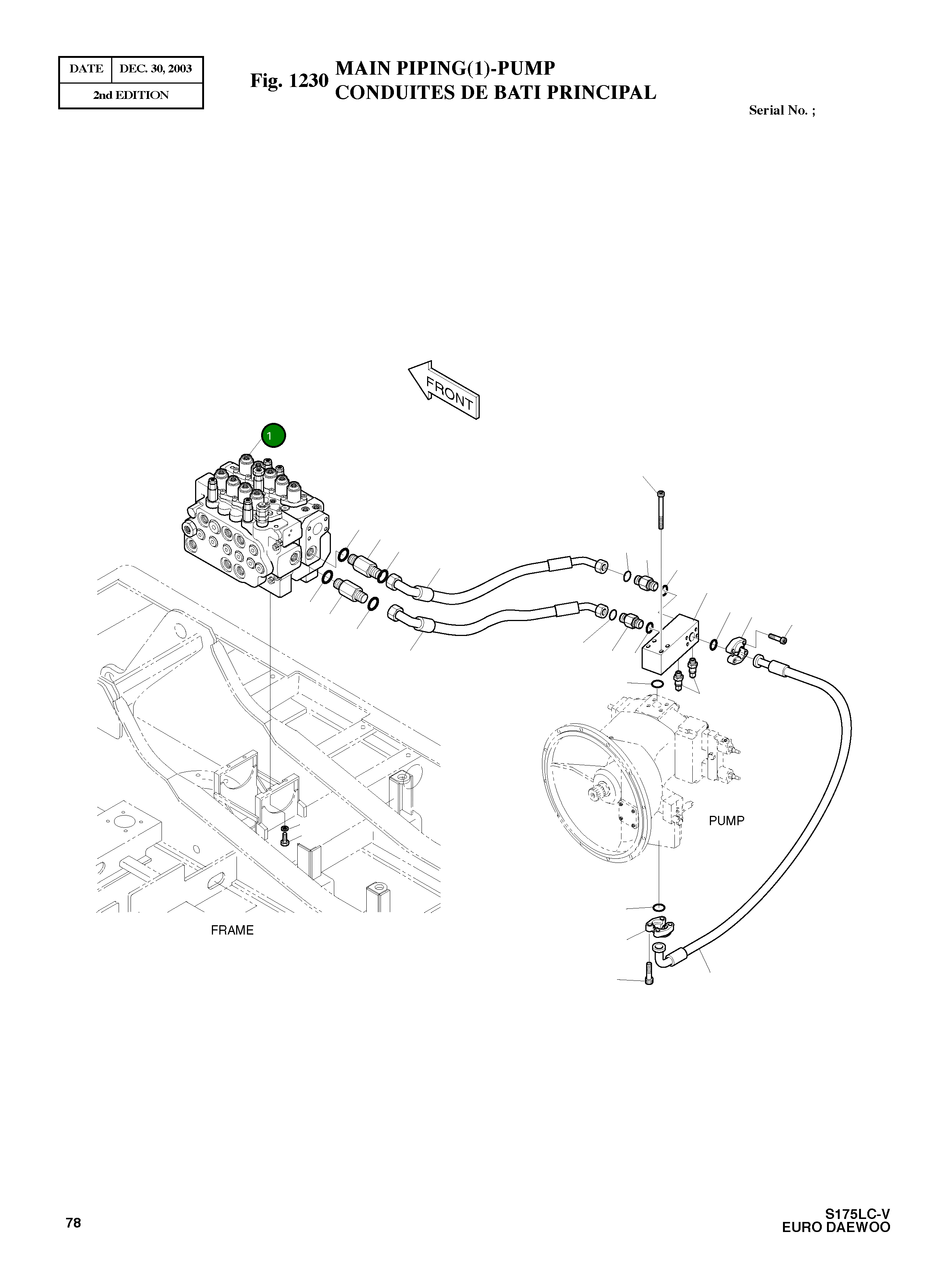 Управляющий клапан 426-E0060B Komatsu