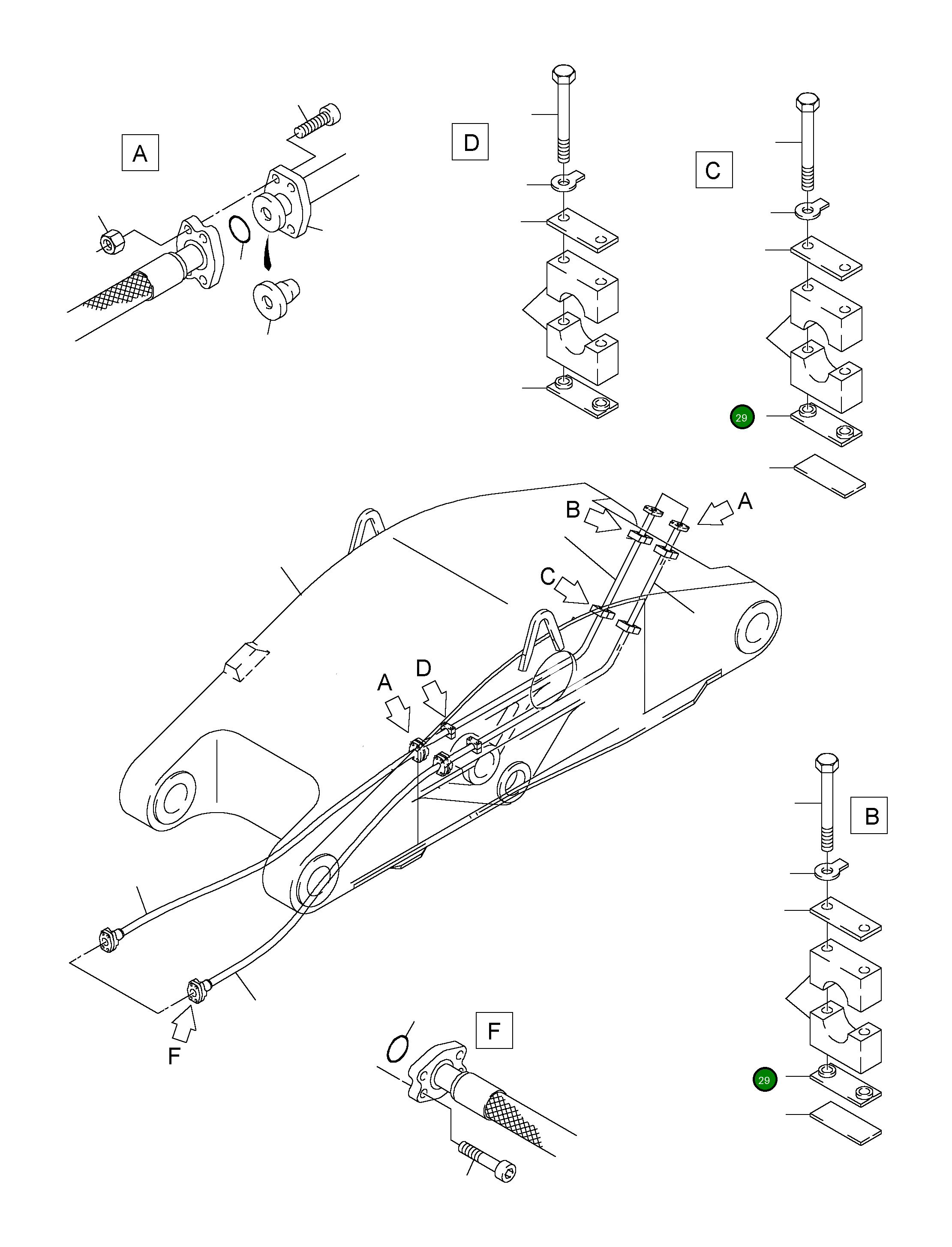Фиксатор 899 838 40 Komatsu