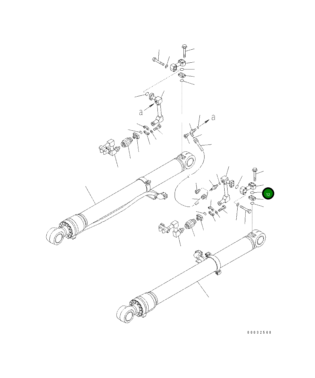 Трубка 208-63-81270 Komatsu