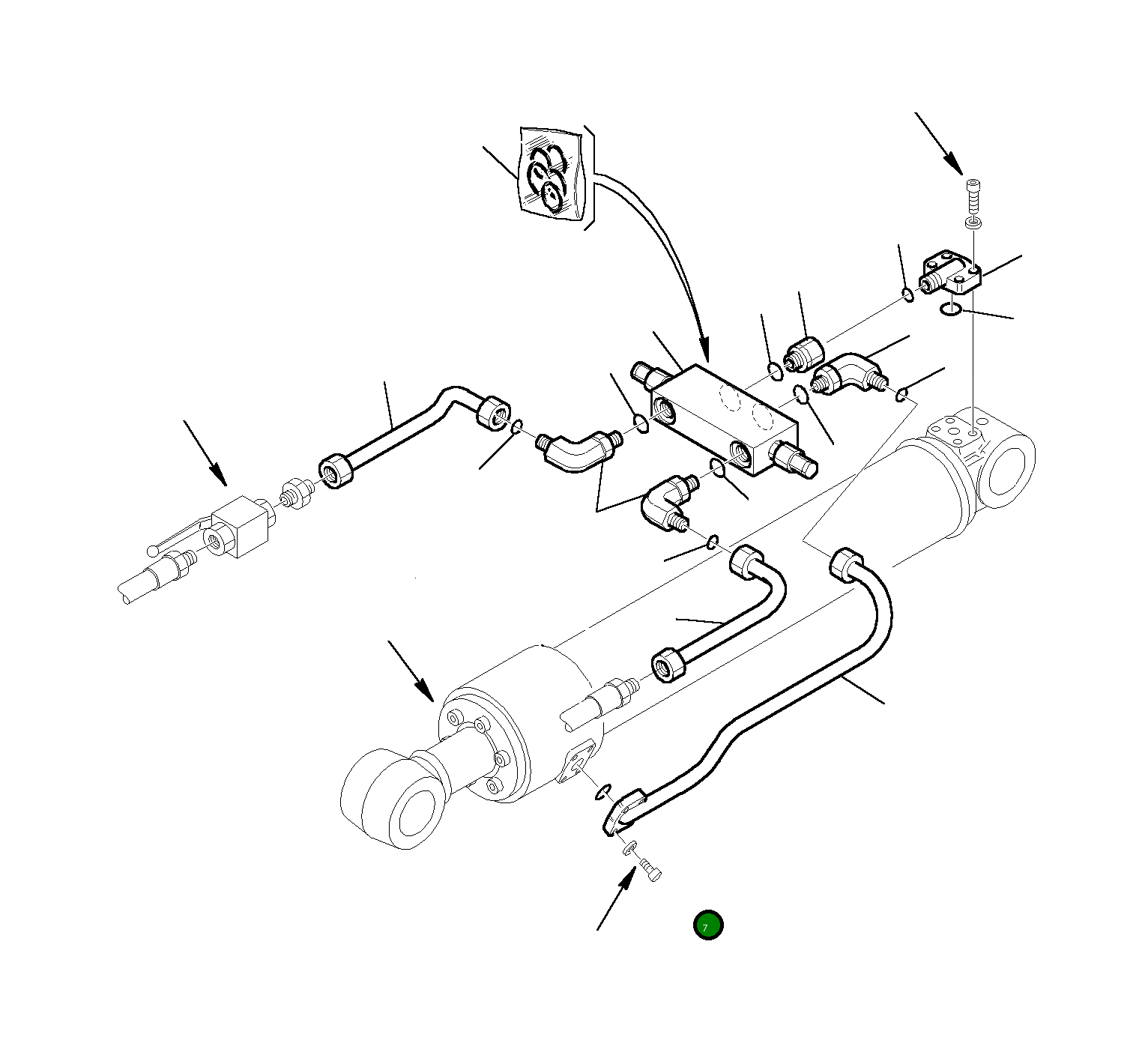 Труба 226-62-12290 Komatsu
