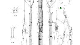 Стрела 207-70-KG321 Komatsu