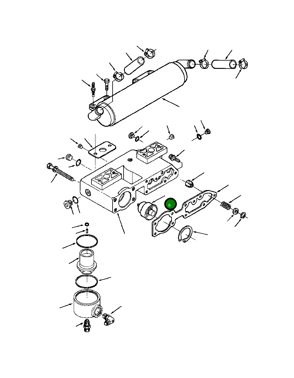 Термостат 1294 145 H1 Komatsu
