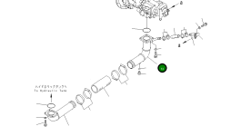 Трубка 208-62-61111 Komatsu