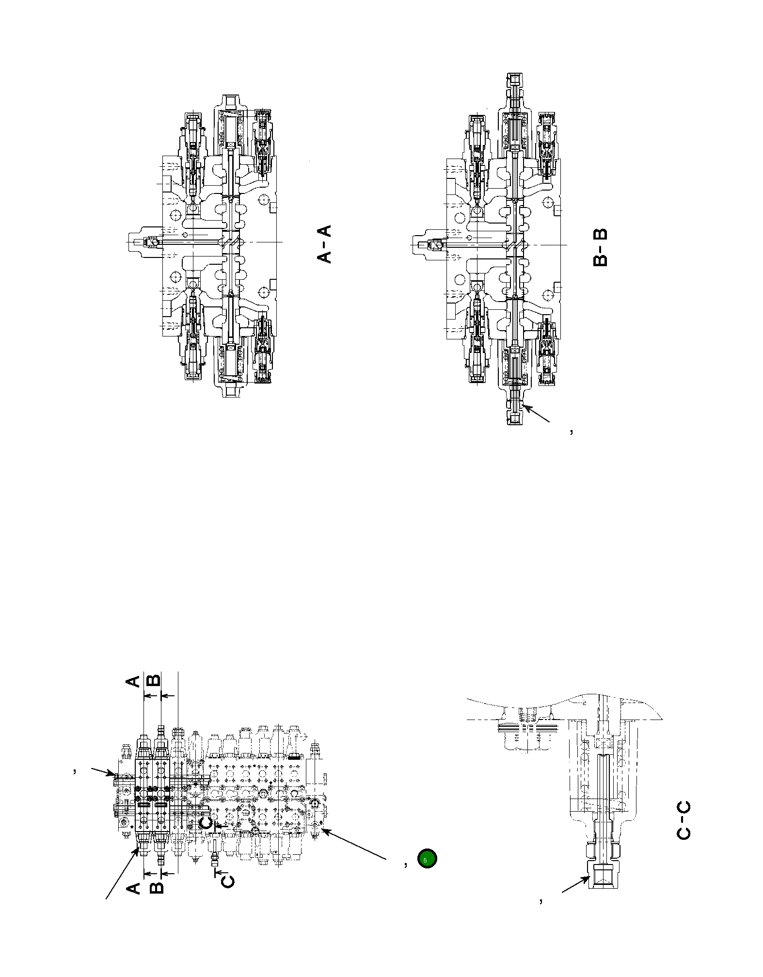 Управляющий клапан 723-48-26701 Komatsu