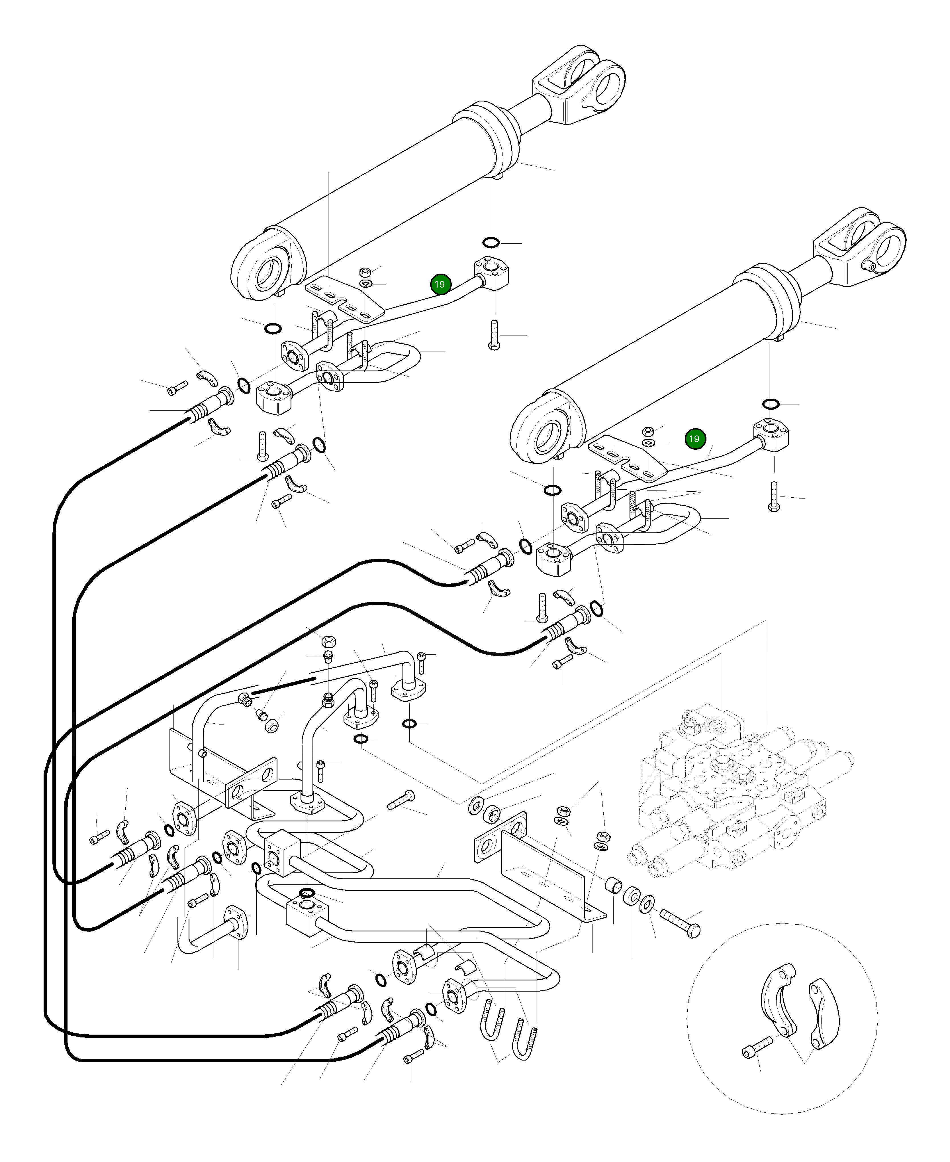 Труба 424-62-H3170 Komatsu