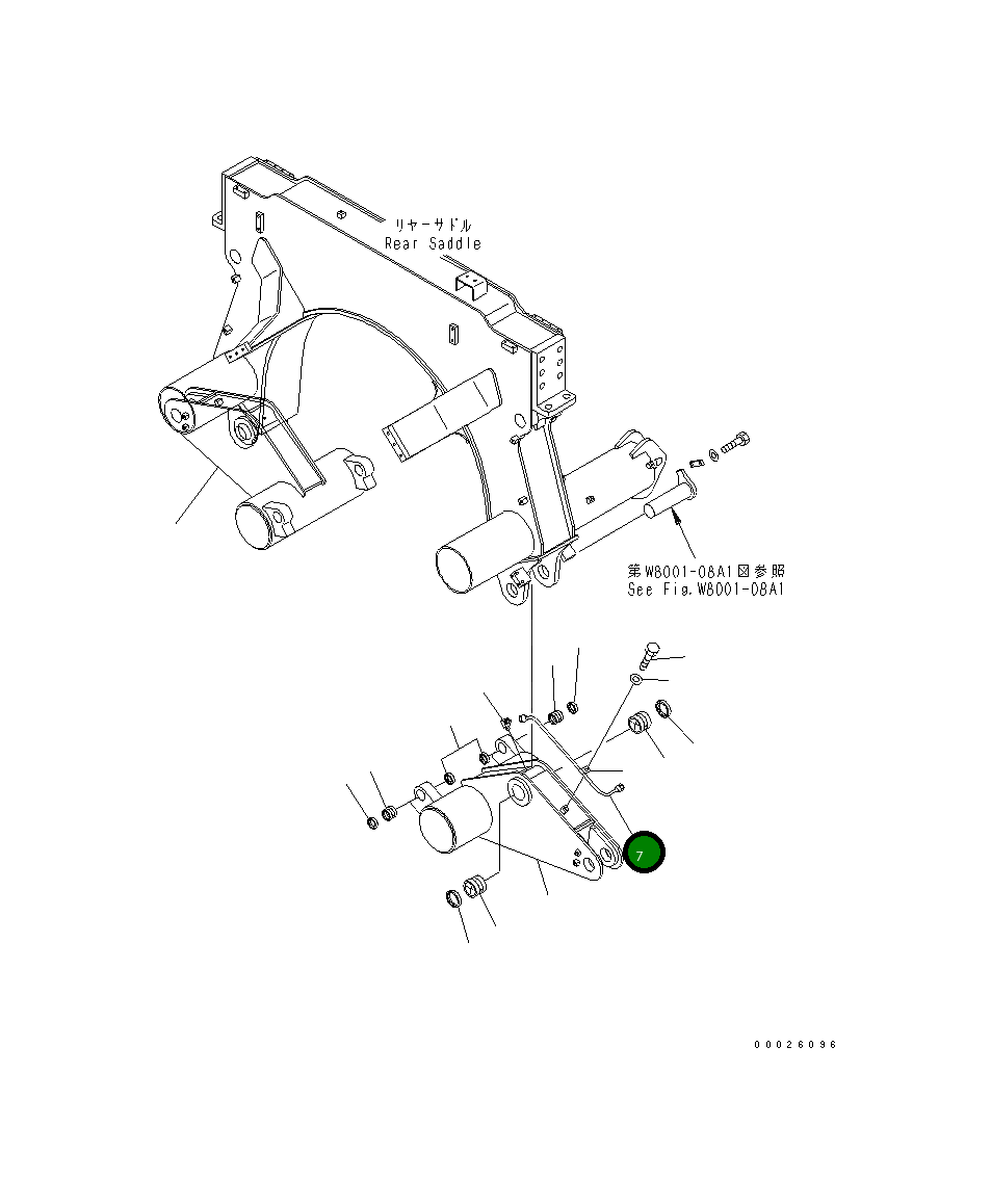 Трубка 208-871-2630 Komatsu