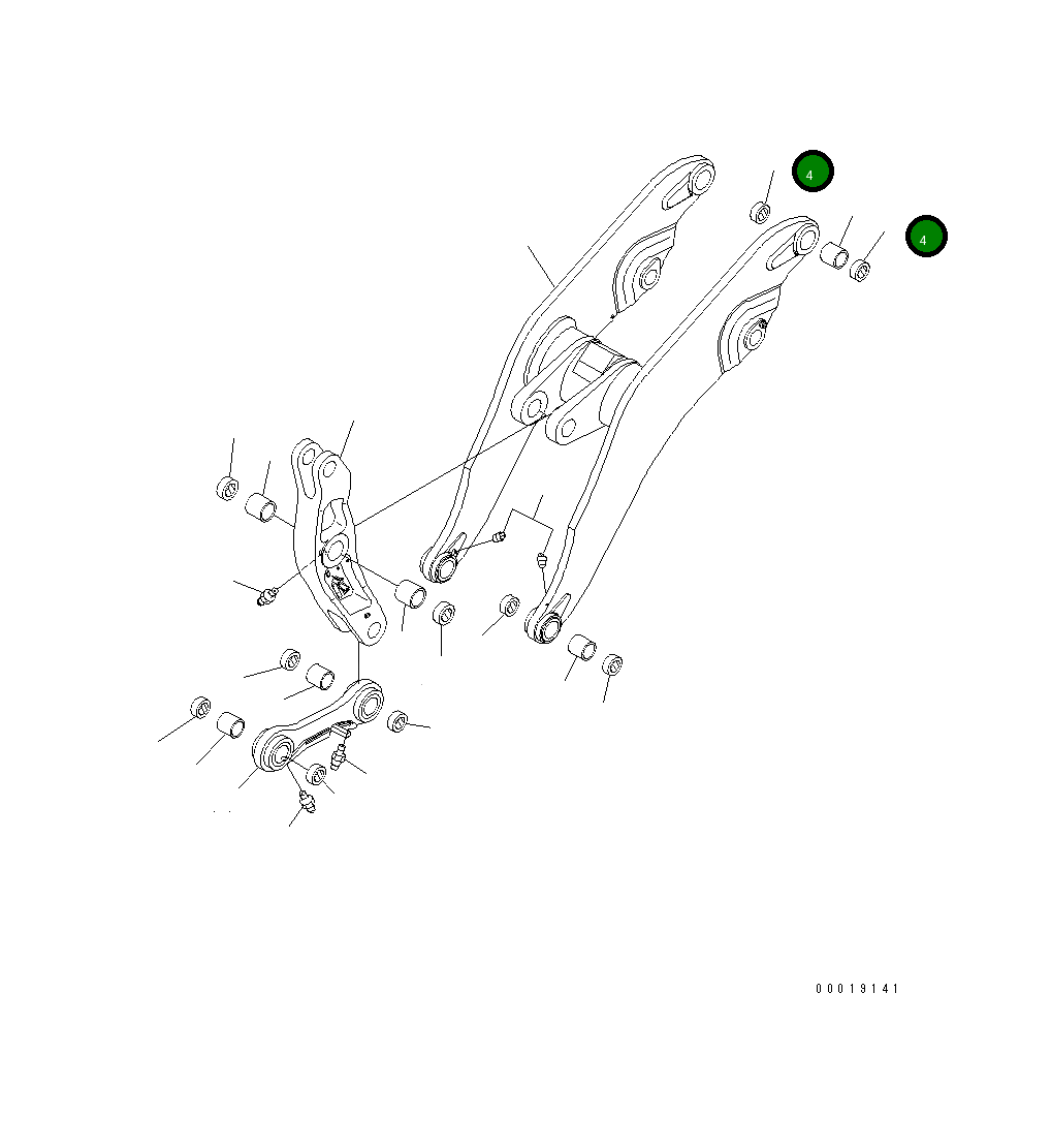 Уплотнение 427-09-11110 Komatsu