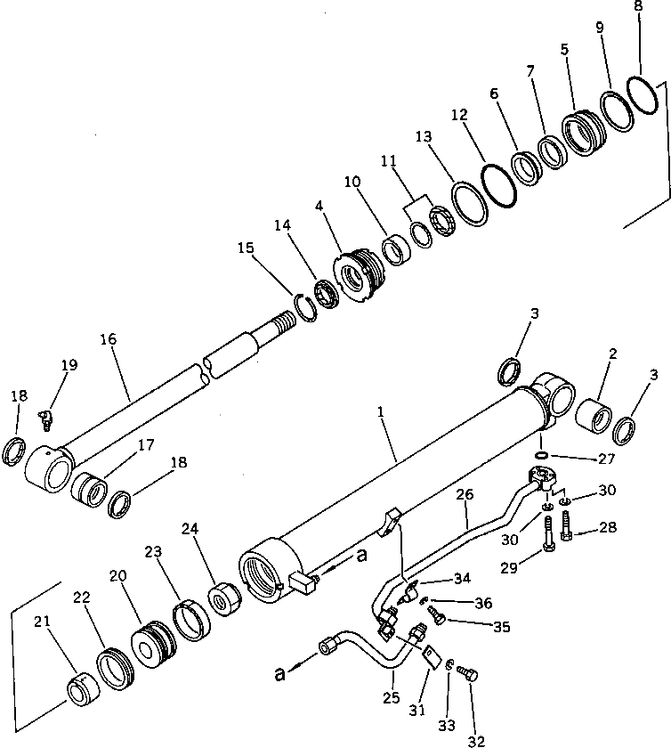 Трубка 201-63-43390 Komatsu