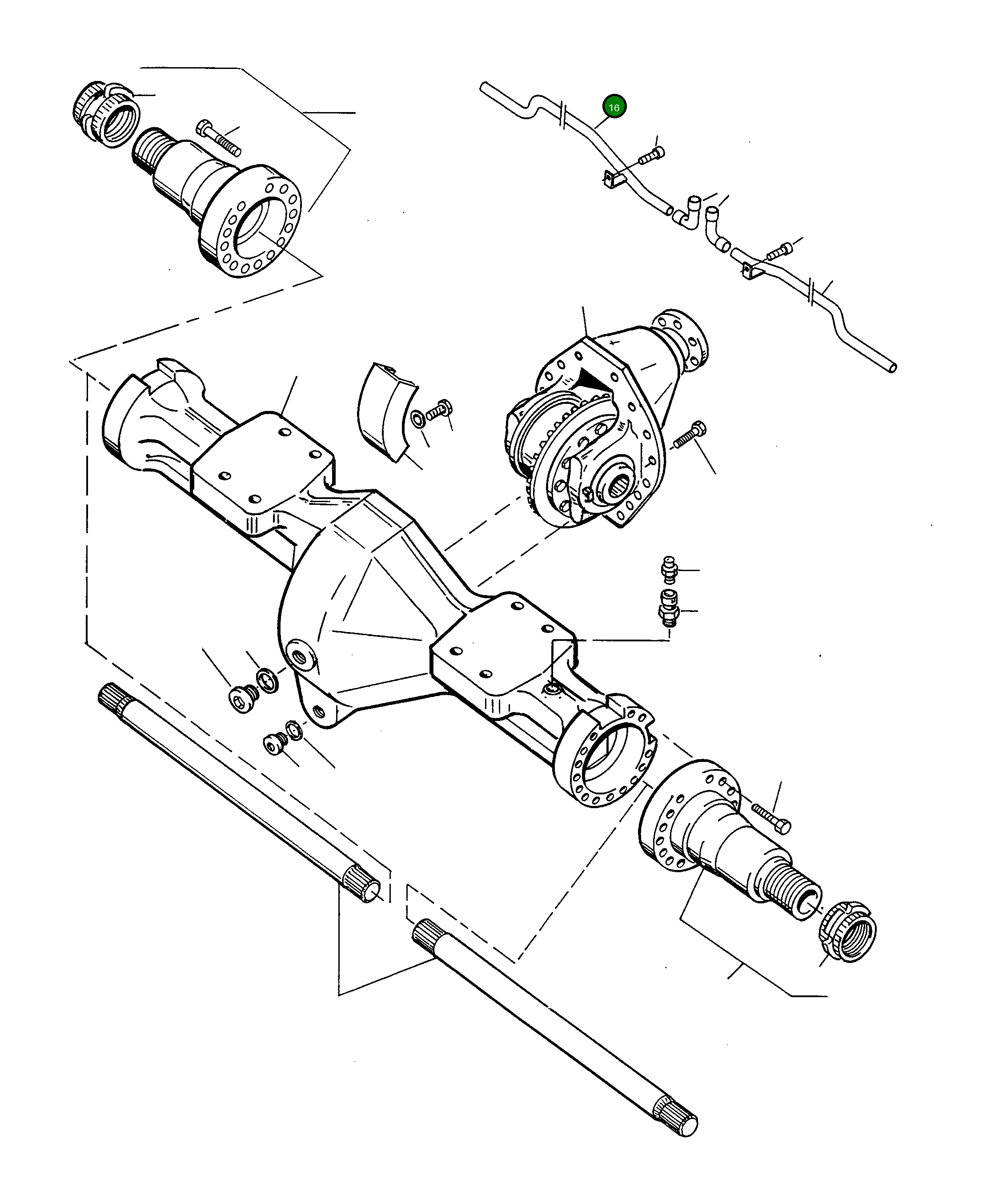 Трубка 4919627M1 Komatsu