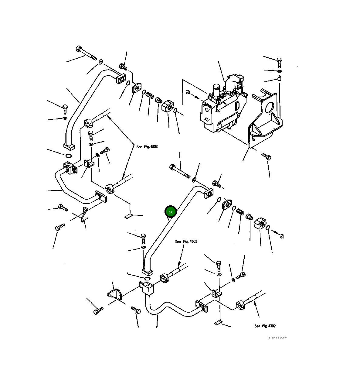 Трубка 427-62-12211 Komatsu