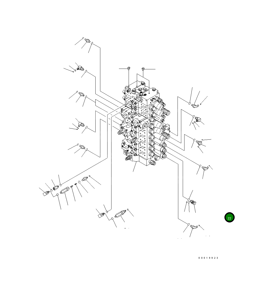 Трубка 208-70-K3830 Komatsu