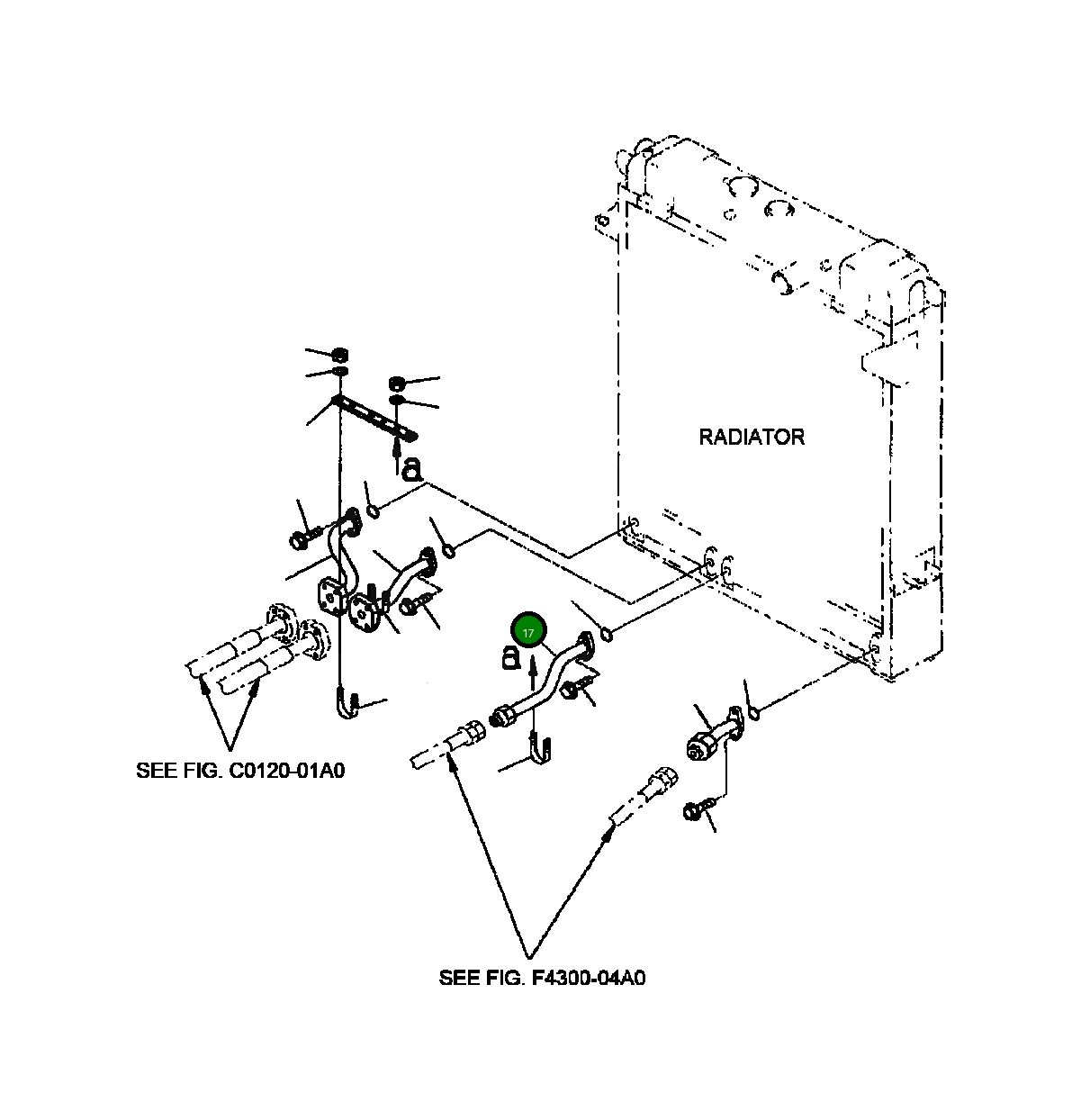 Трубка 424-16-21110 Komatsu