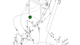Трубка 195-61-51132 Komatsu