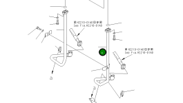 Трубка 17A-61-21311 Komatsu