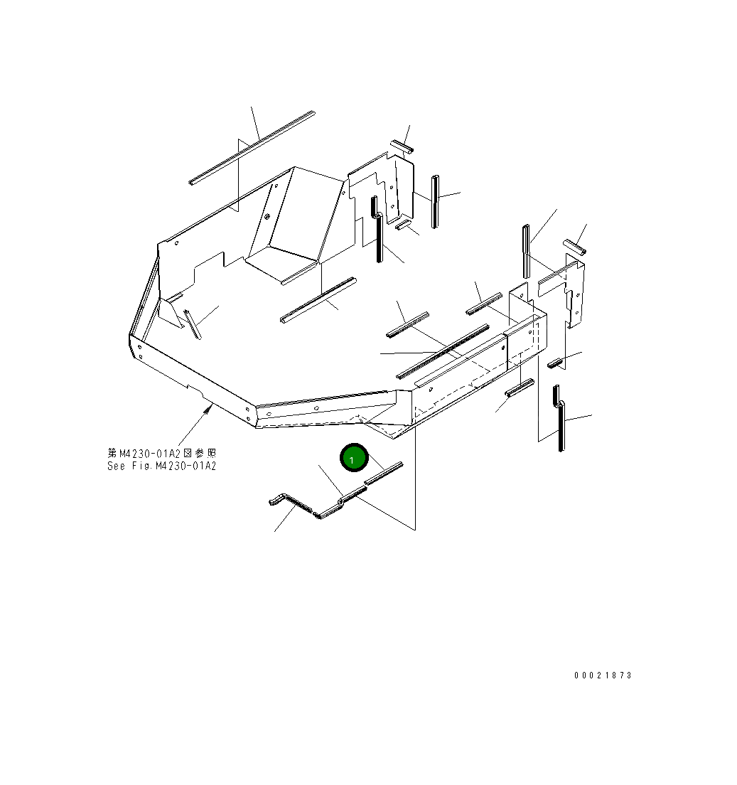 Уплотнение 416-Z97-3780 Komatsu