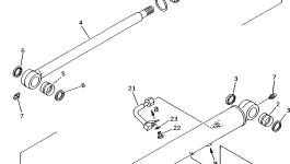 Цилиндр 21W-63-76440 Komatsu