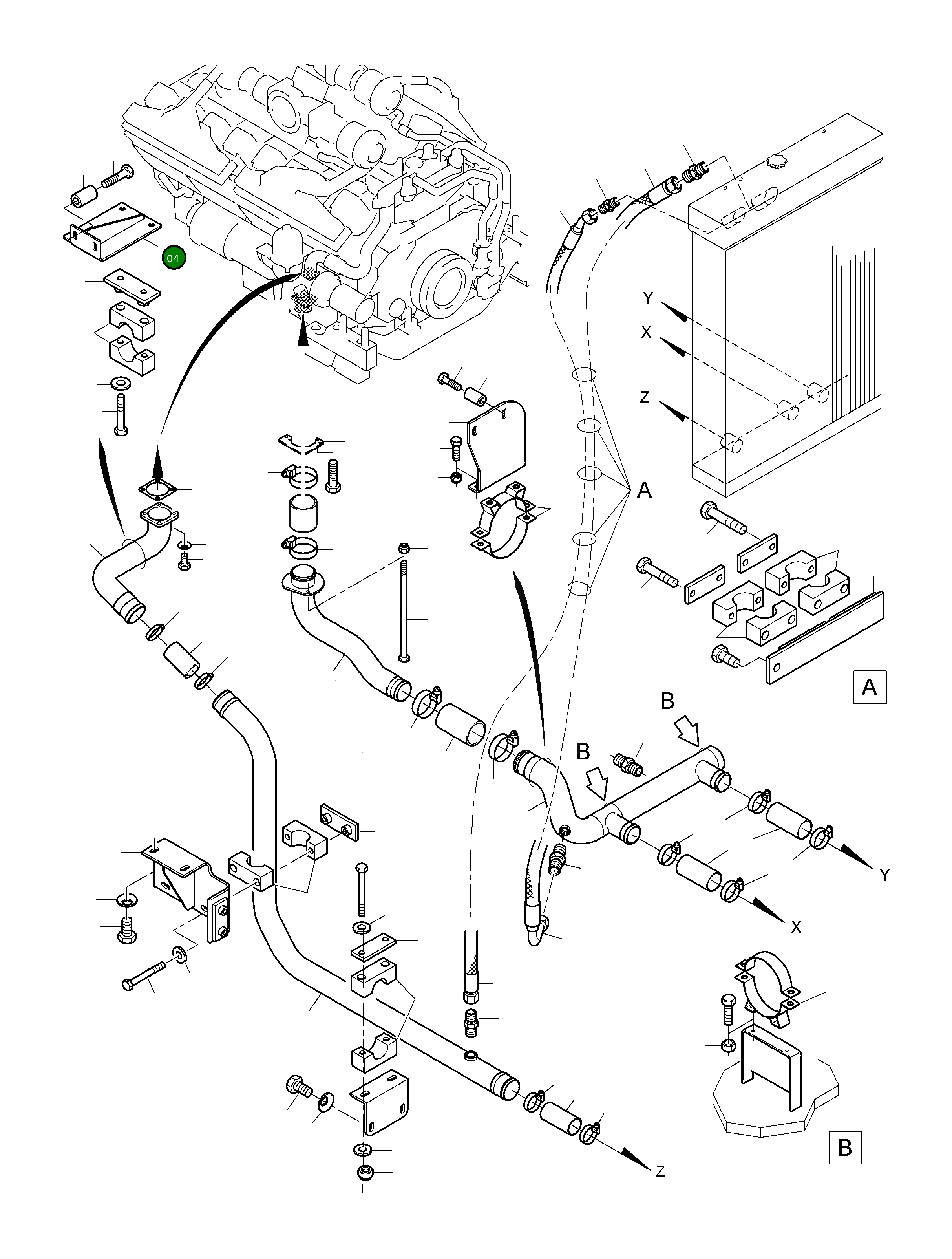 Фиксатор 956 190 40 Komatsu