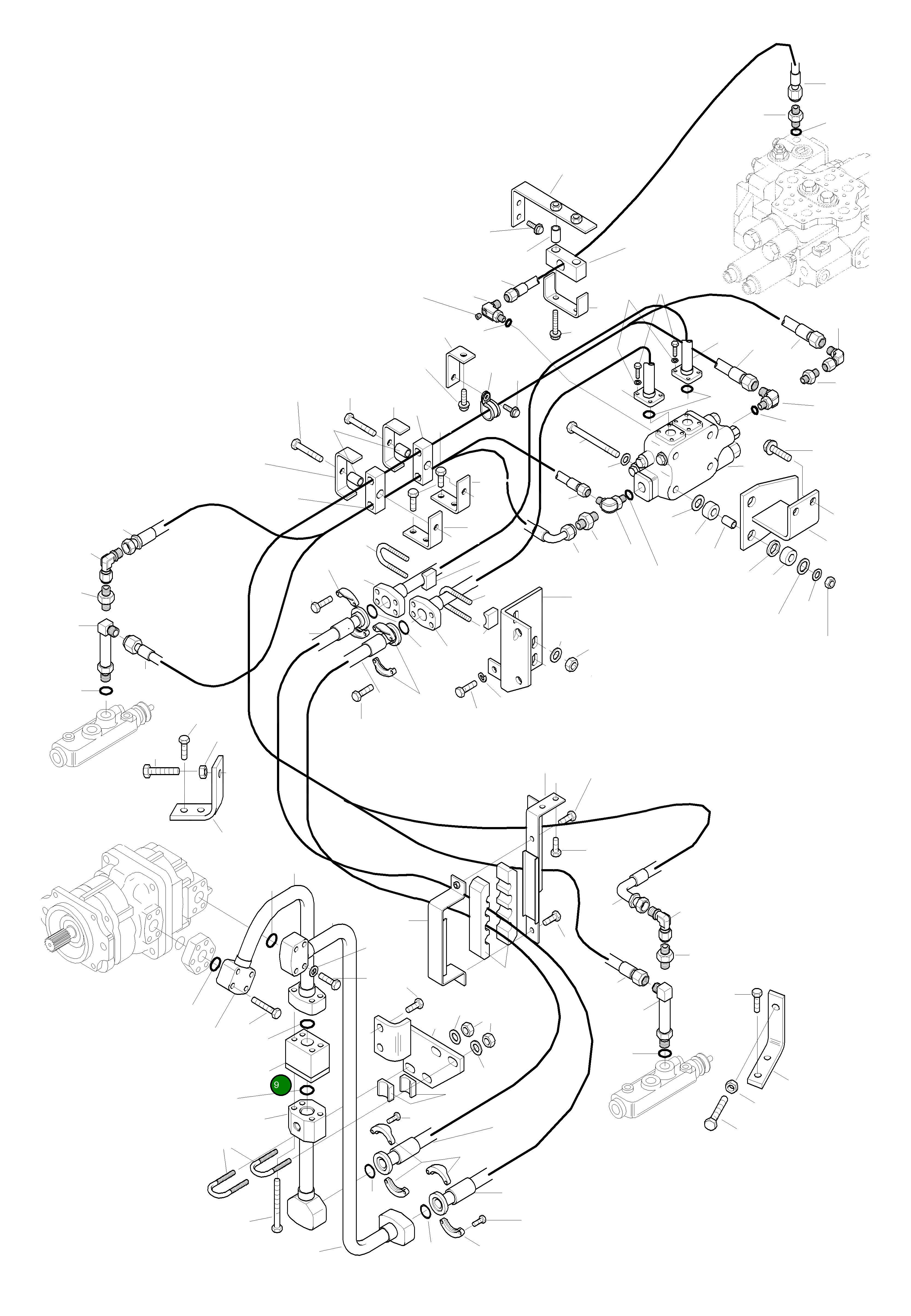 Труба 424-N24-H160 Komatsu
