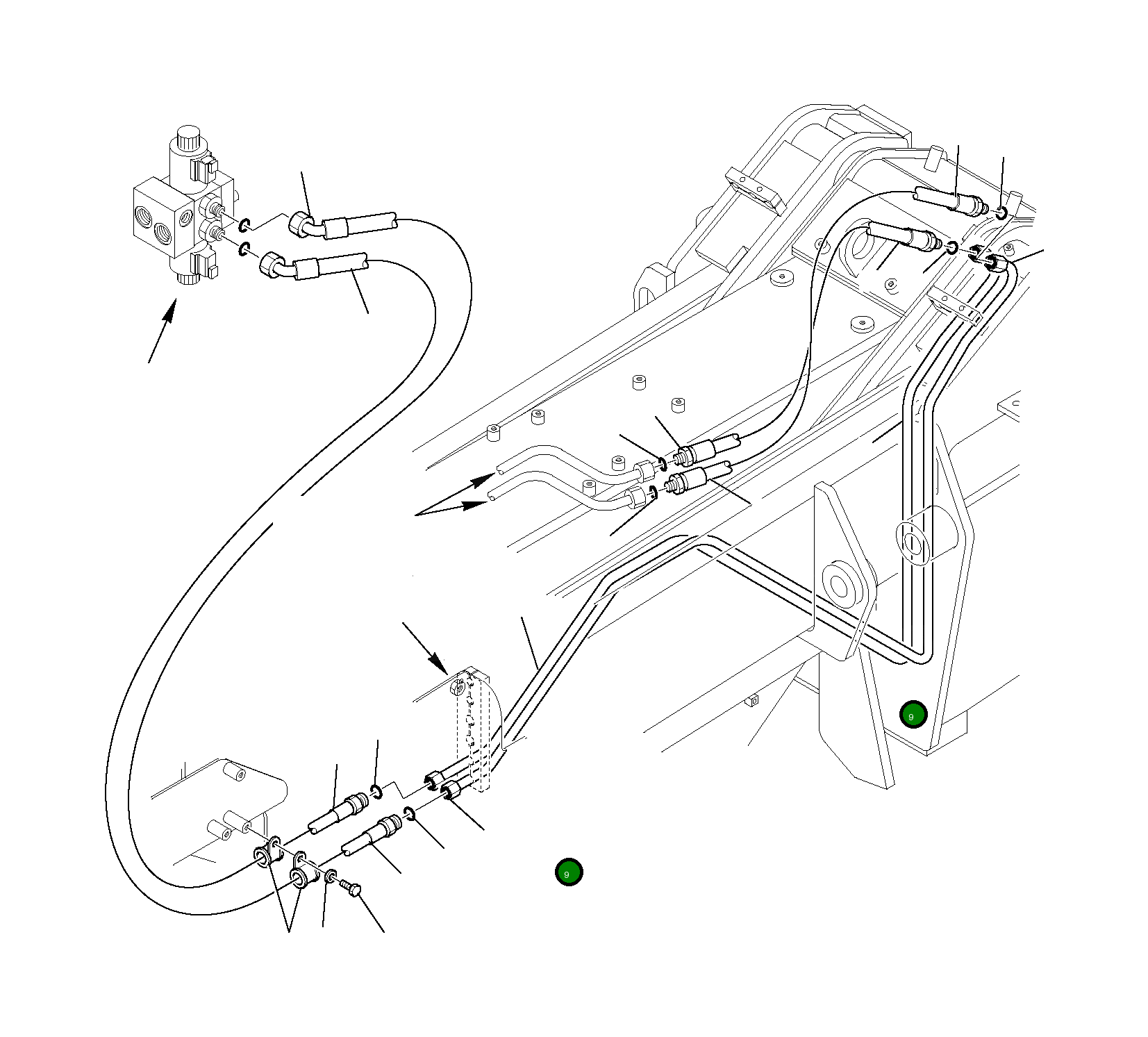 Труба 395-62-16450 Komatsu