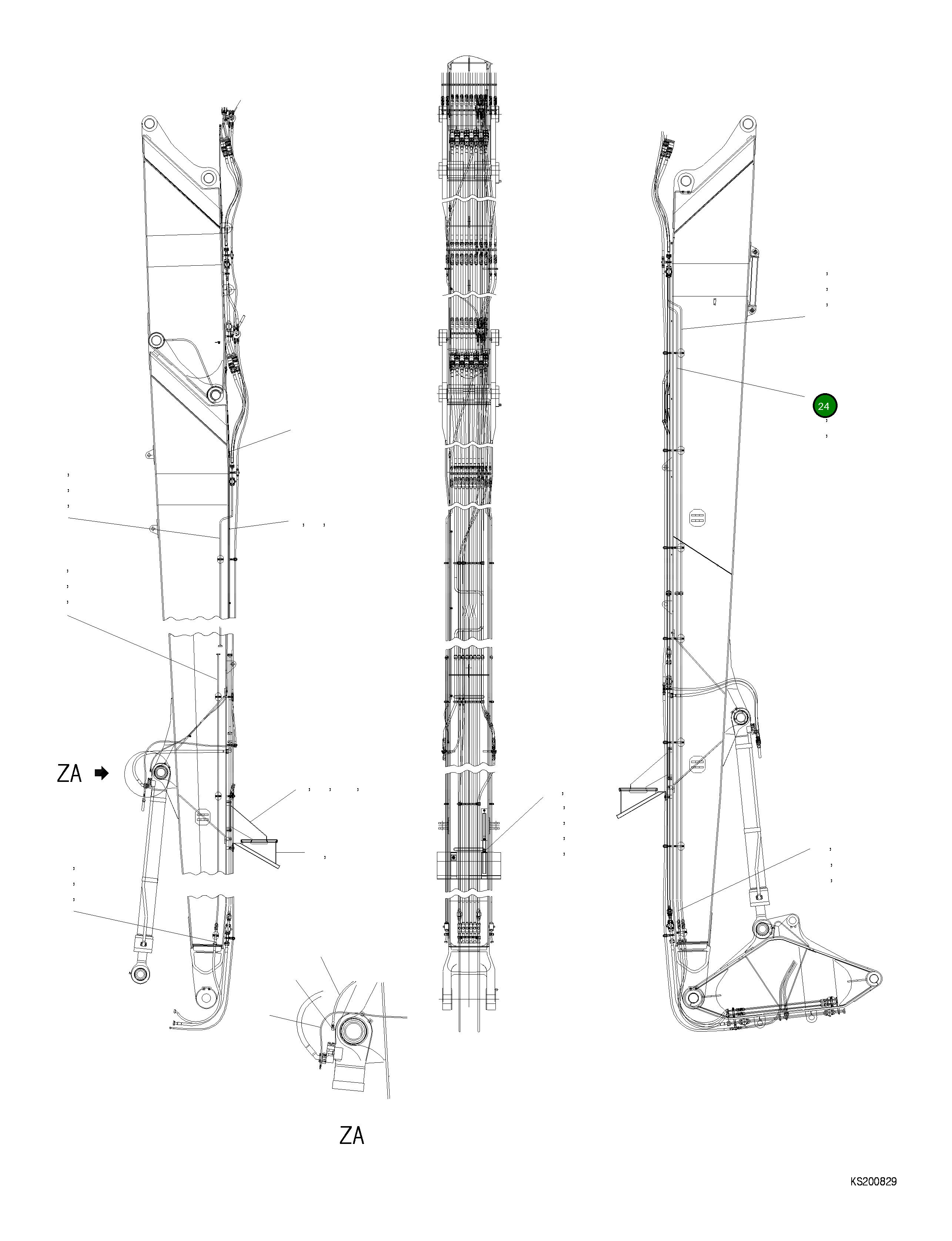 Трубка 209-62-KK490 Komatsu