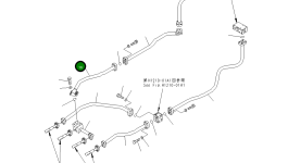 Трубка 209-62-73161 Komatsu