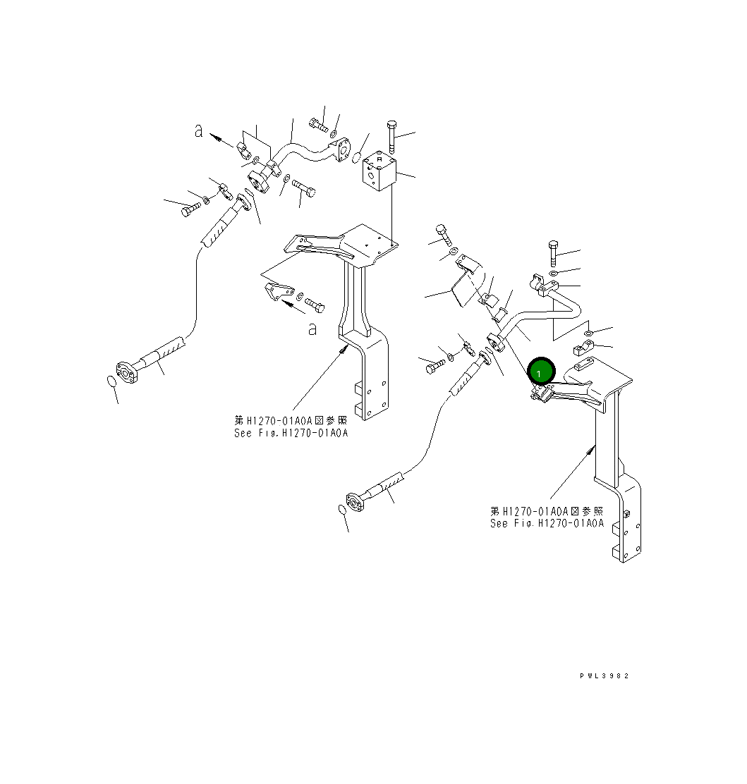 Трубка 208-970-K150 Komatsu
