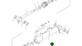 Цилиндр 20T-63-57643 Komatsu