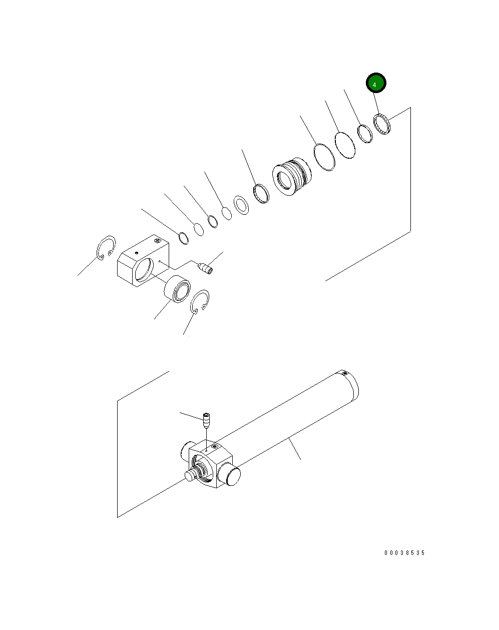Уплотнение 8240-70-5590 Komatsu