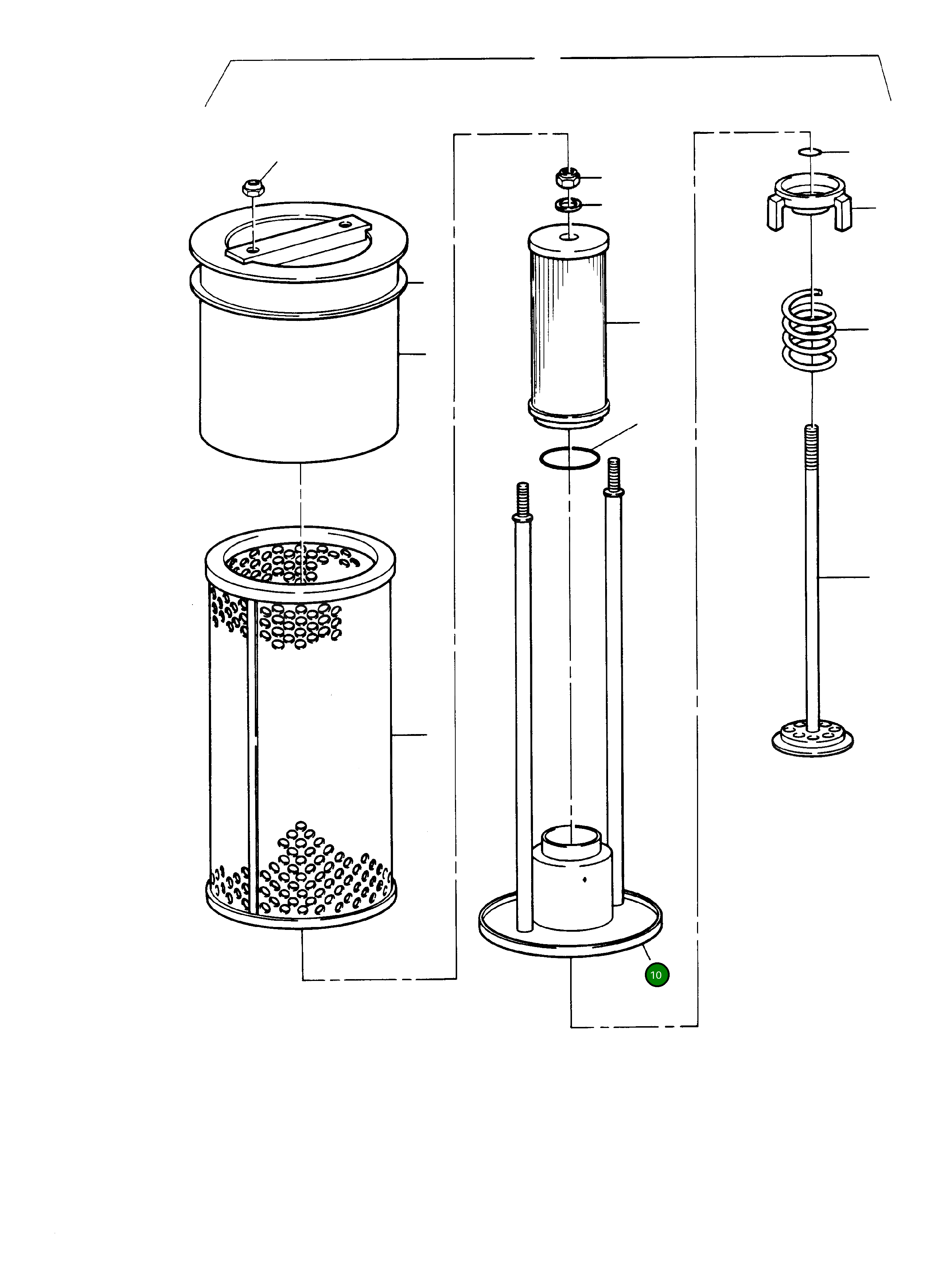 Фиксатор фильтра 694 410 Komatsu