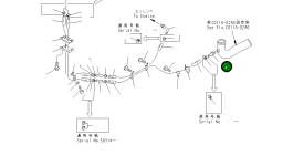 Трубка 424-07-11370 Komatsu