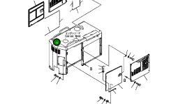 Уплотнение 23B-54-B1210 Komatsu
