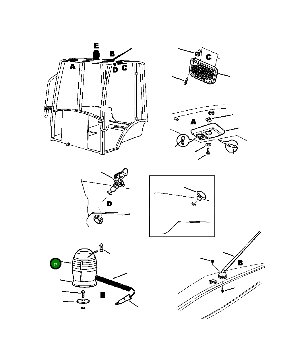Фара 885111126 Komatsu