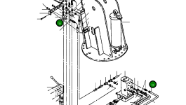 Трубка 126 807 Komatsu