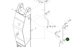 Трубка 208-72-72410 Komatsu