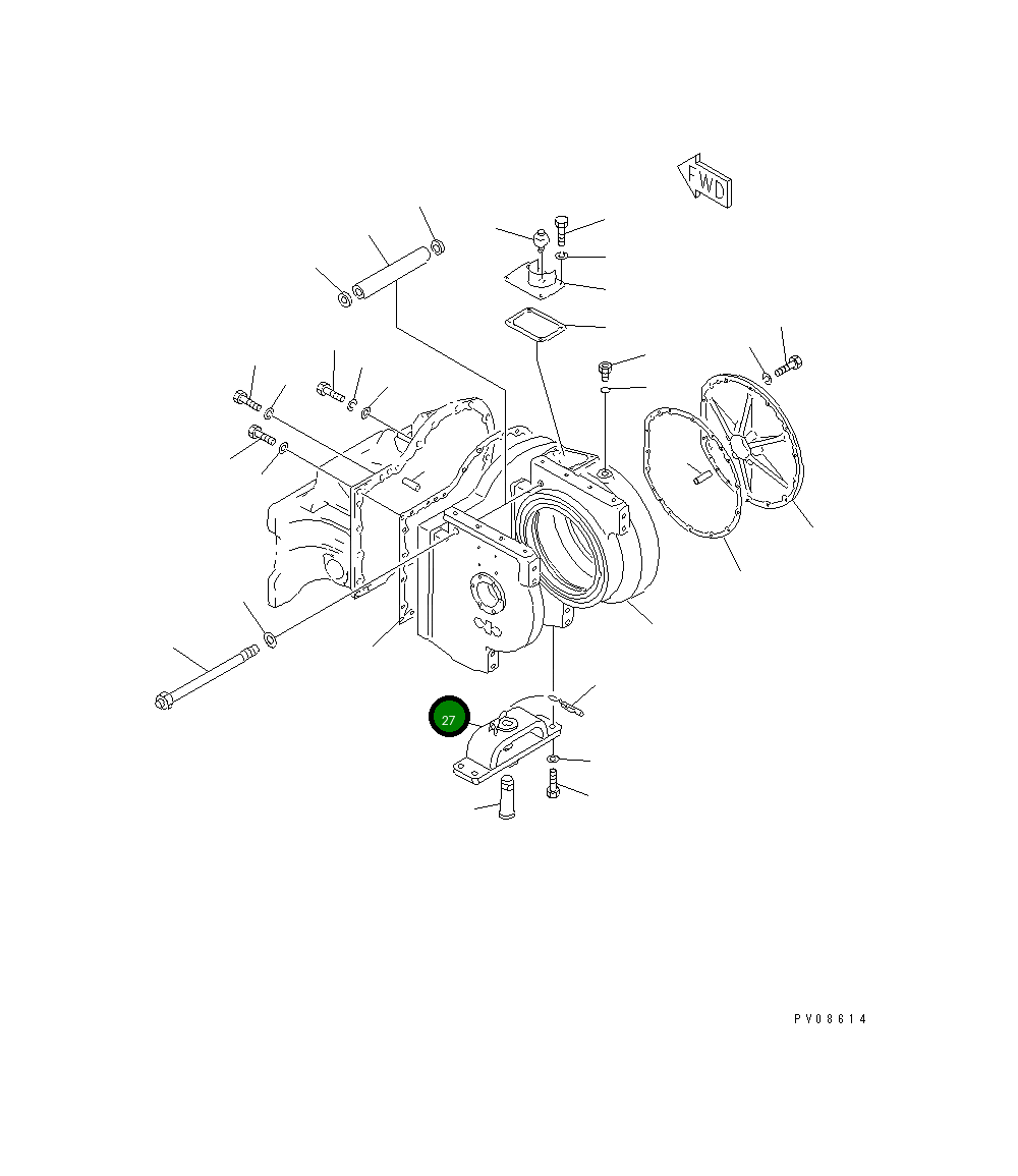 Сцепное устройство 114-Z60-2530 Komatsu