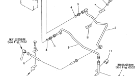 Трубка 104-62-35112 Komatsu