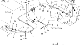 Шланг 07288-20644 Komatsu