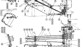 Управляющий клапан 234-60-61200 Komatsu