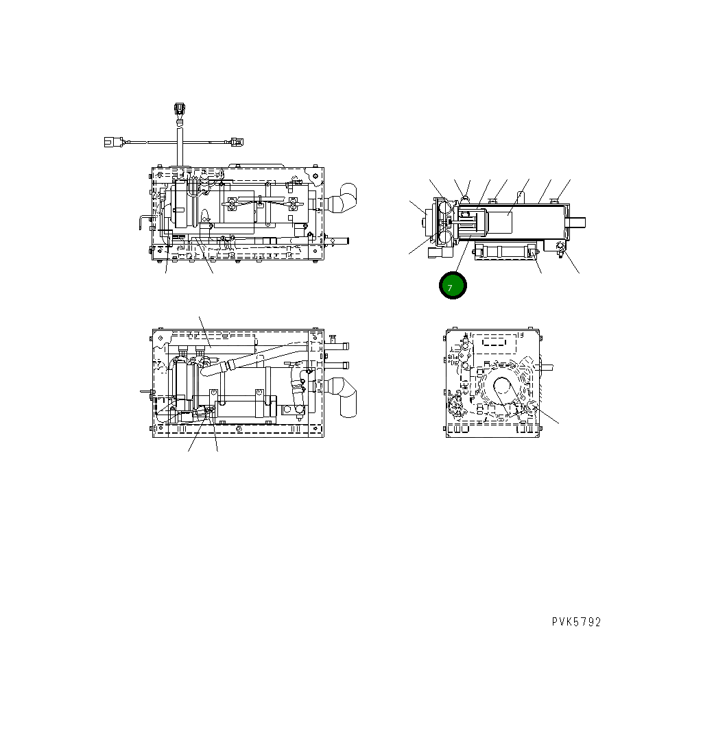 Фитиль MK533 668A Komatsu