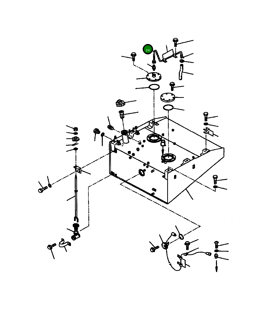 Трубка 428-04-11171 Komatsu
