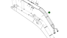 Трубка 208-62-74140 Komatsu