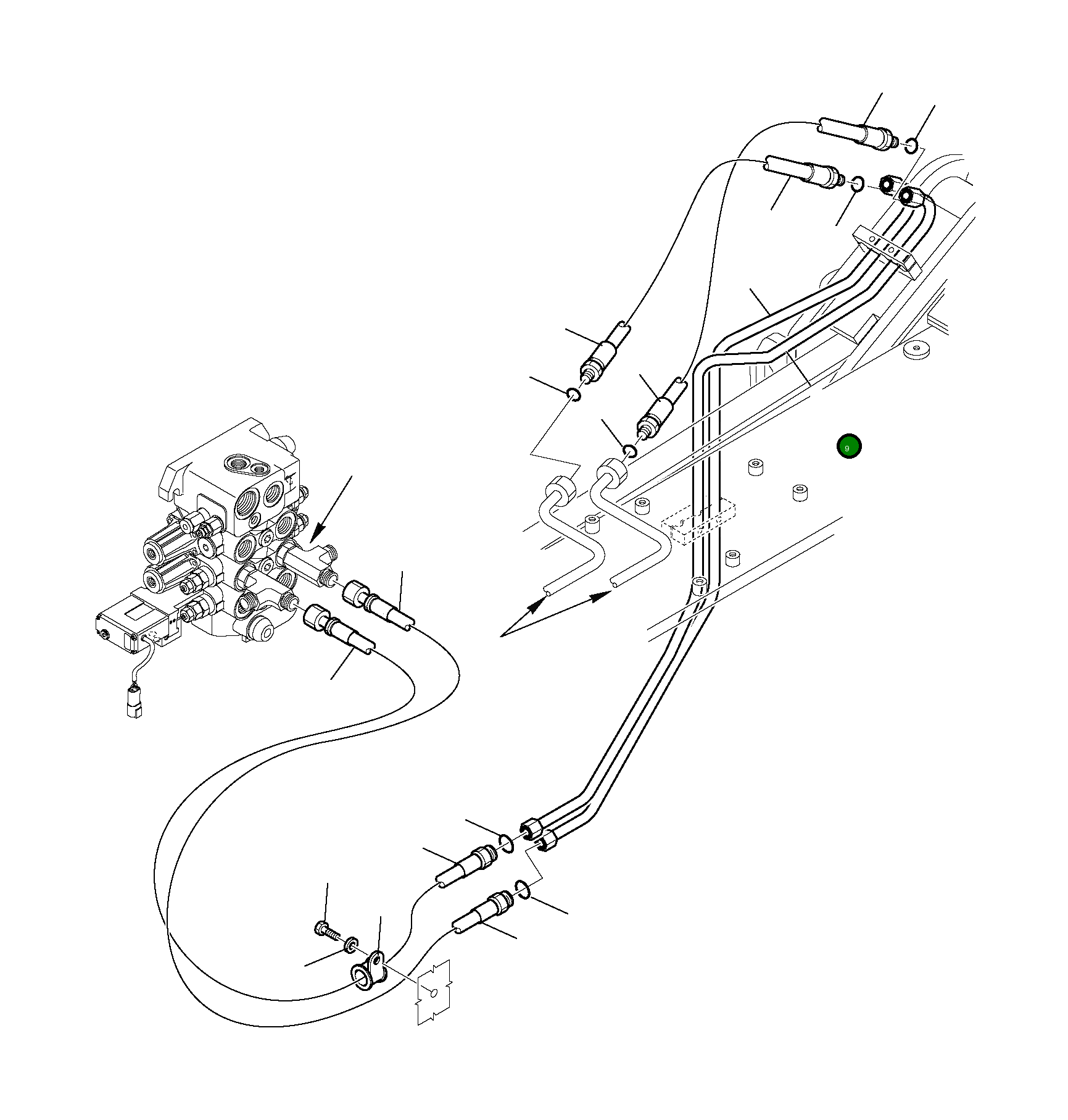 Труба 395-62-16350 Komatsu
